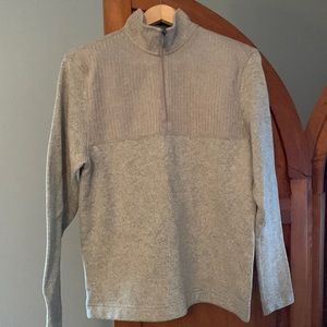 Van Heusen quarter zip tan sweater men’s medium